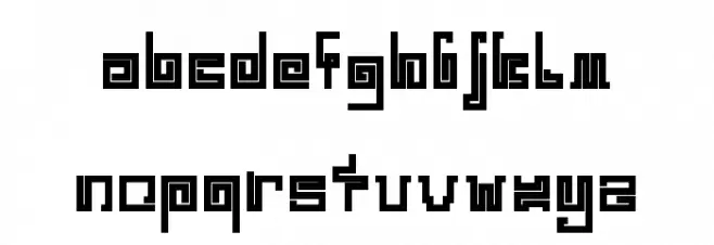 IndiaSnakePixelLabyrinthGam-Bol फ़ॉन्ट लोअरकेस