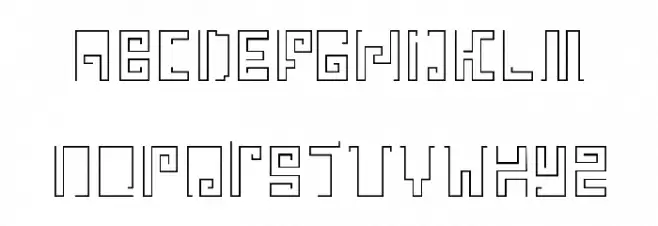 IndiaSnakePixelLabyrinthGam-Lig Polices MAJUSCULES