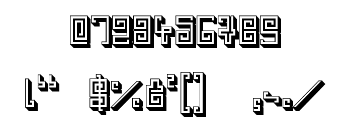 IndiaSnakePixelLabyrinthGam-d Font OTHER CHARS