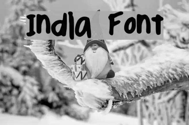 India Font examples
