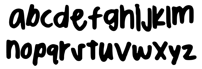 India Font LOWERCASE