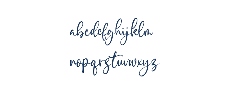 Indian Feather Lowercase