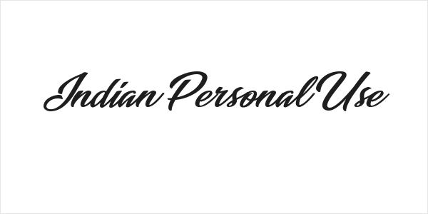 Indian Personal Use Logo