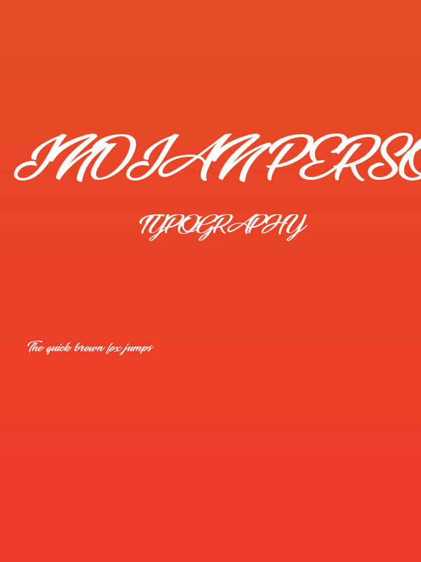 Indian Personal Use Poster