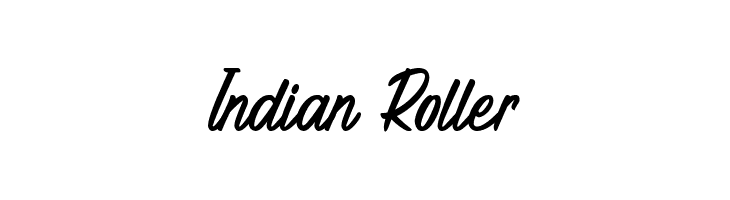 Indian Roller  Fuentes Gratis Descargar