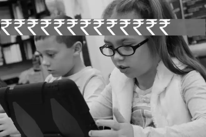 Indian Rupee Font Font examples