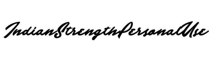 Indian Strength Personal Use   Free Fonts Download