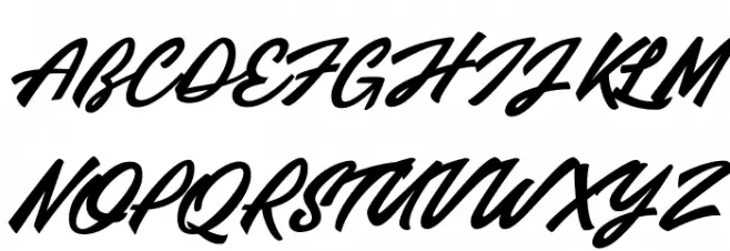 Indian Strength Personal Use 字体 大写