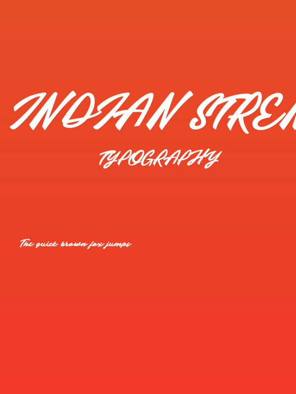 Indian Strength Personal Use  Poster