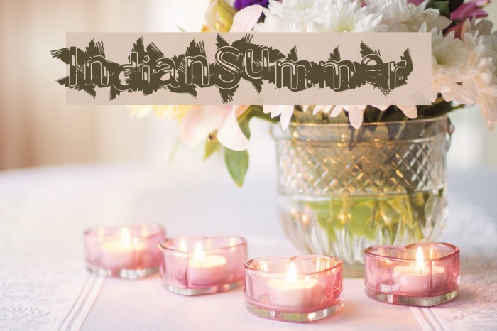 IndianSummer Font examples