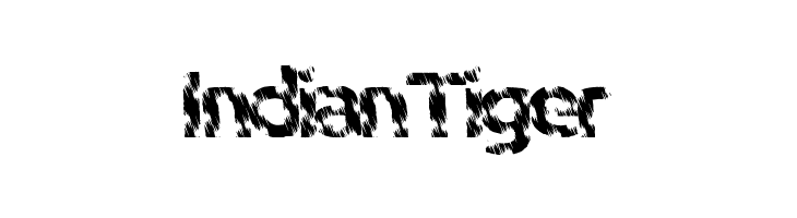 IndianTiger  Frei Schriftart Herunterladen