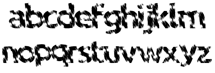 IndianTiger Font LOWERCASE