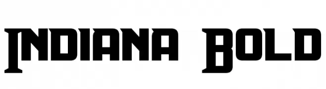 Indiana Bold  تنزيل الخطوط