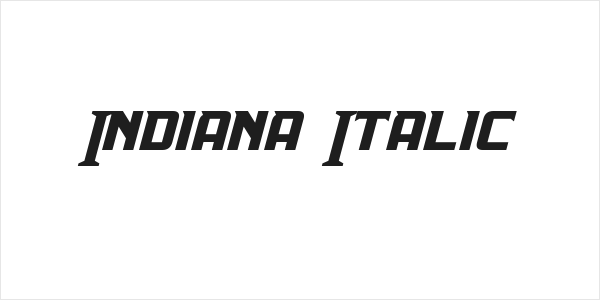 Indiana Italic Logo