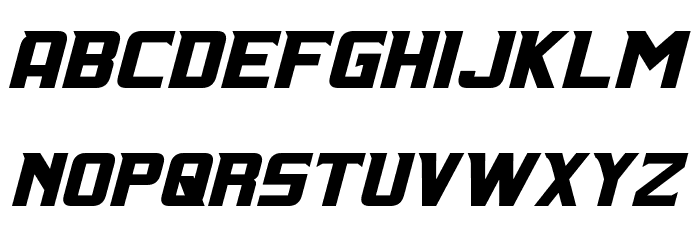 Indiana Italic Font LOWERCASE
