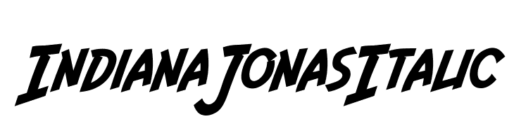 Indiana Jonas Italic  font caratteri gratis