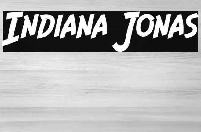 Indiana Jonas Font examples