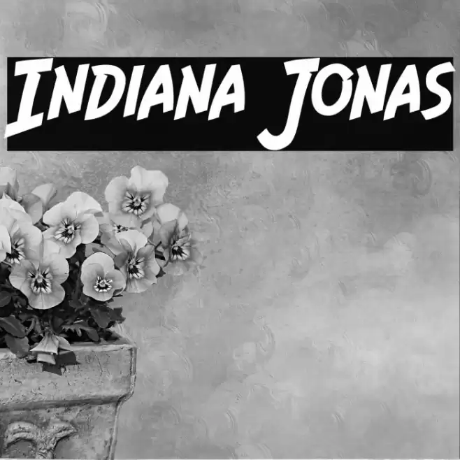 Indiana Jonas Font examples