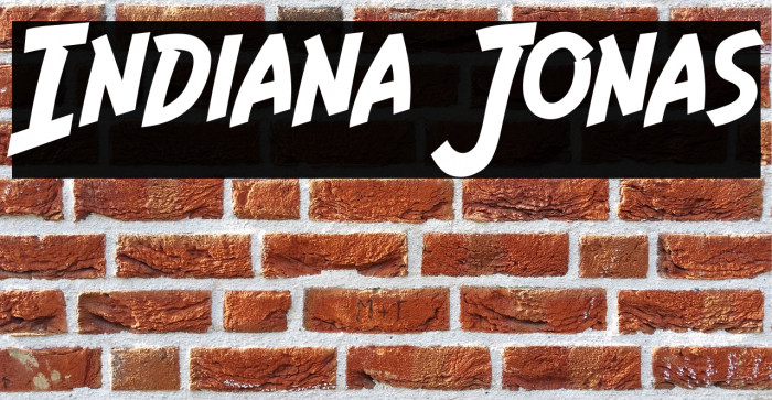 Indiana Jonas Font examples