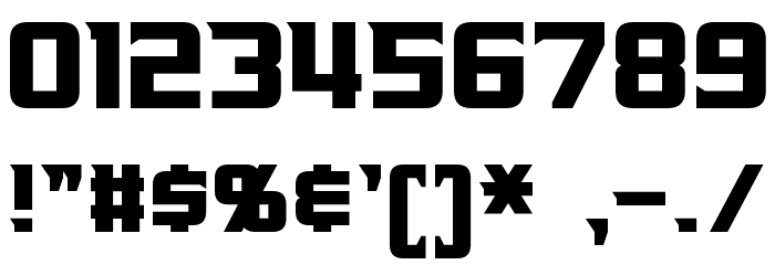 Indiana Font OTHER CHARS