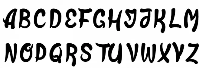 Indians Lives Schriftart Groß