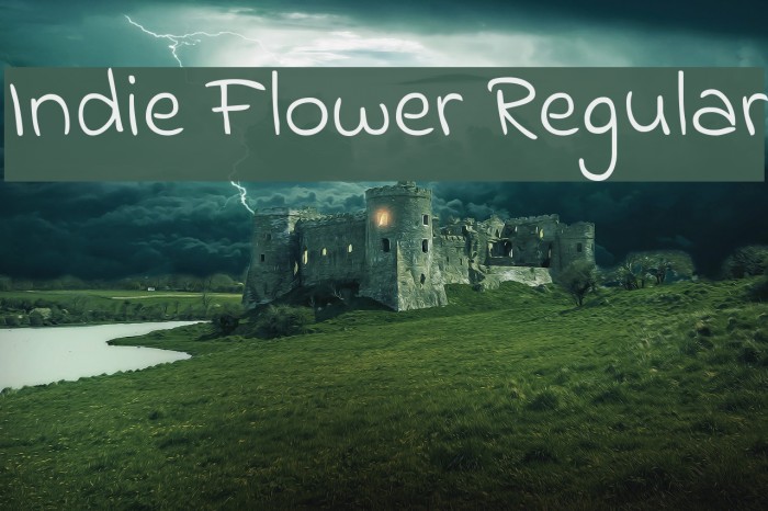Indie Flower Regular Font examples