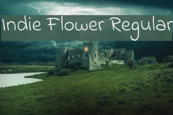 Indie Flower Regular Example 2