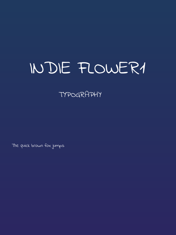 Indie Flower1 Poster