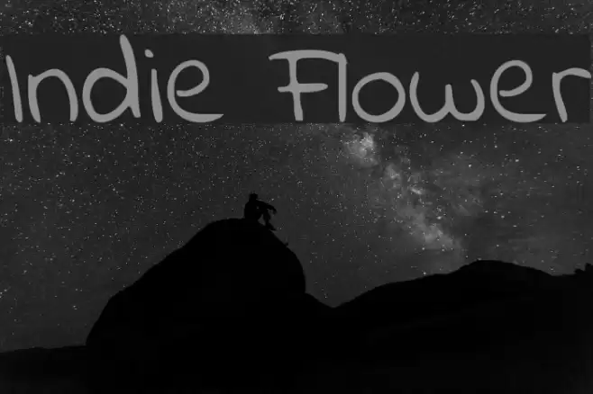 Indie Flower Font examples