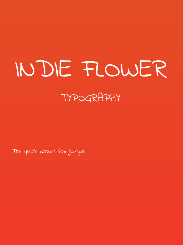 Indie Flower Poster