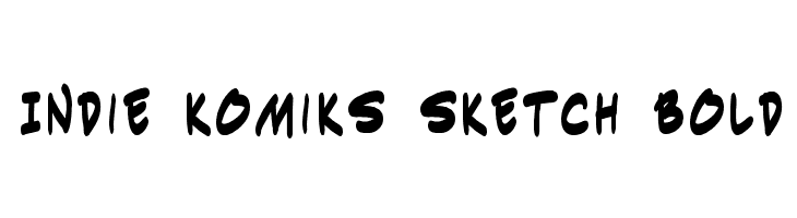 Indie Komiks Sketch Bold  لخطوط تنزيل