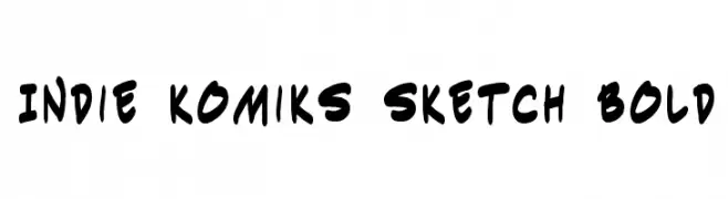 Indie Komiks Sketch Bold  नि: शुल्क फ़ॉन्ट्स डाउनलोड