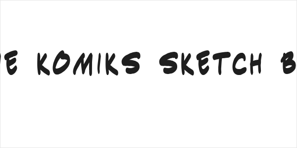 Indie Komiks Sketch Bold Logo