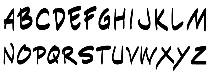 Indie Komiks Sketch Normal Font LOWERCASE