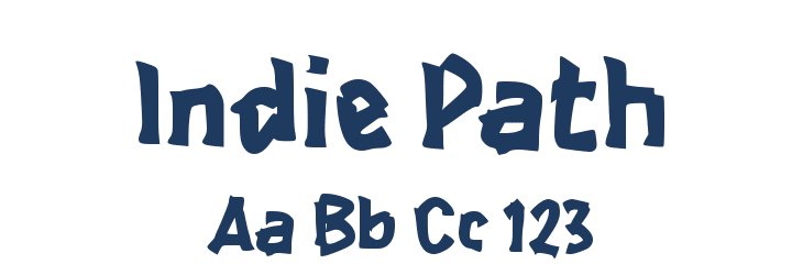 Indie Path Font Preview