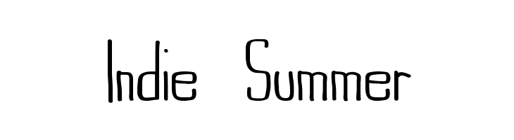 Indie Summer  Frei Schriftart Herunterladen
