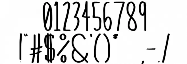 Indie Summer Font OTHER CHARS