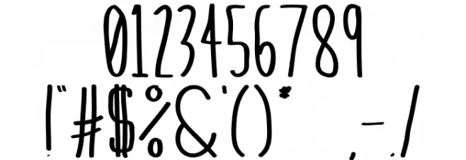 Indie Summer Font OTHER CHARS