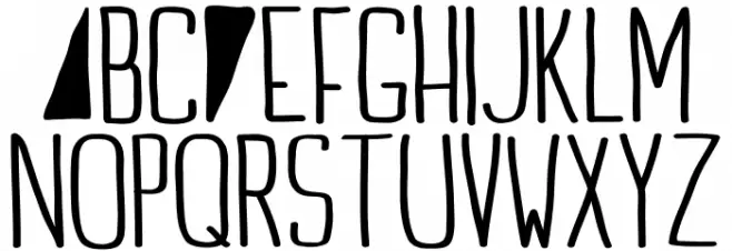 Indie Summer Schriftart Groß