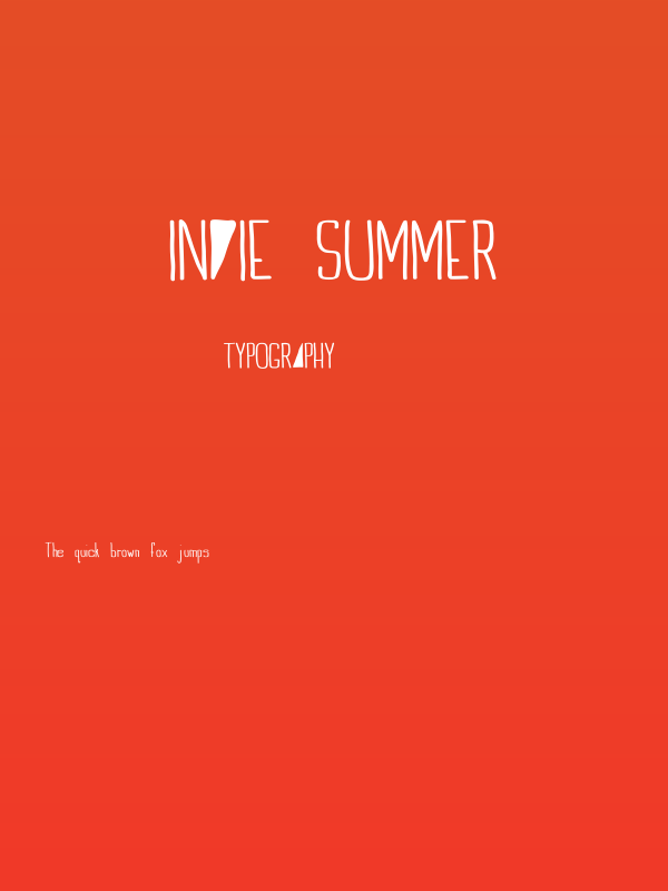 Indie Summer Poster