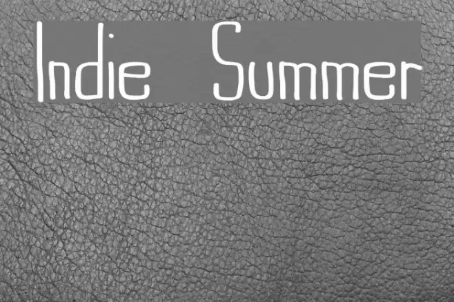 Indie Summer Font examples