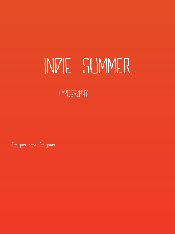 Indie Summer Poster