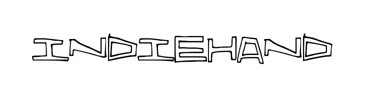 IndieHand  フリーフォントのダウンロード
