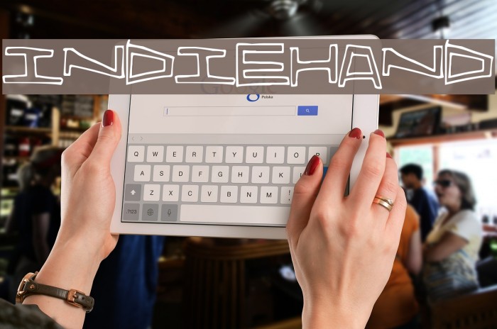 IndieHand Font examples