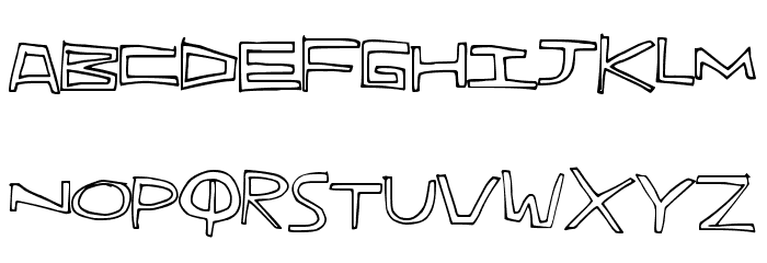 IndieHand Font LOWERCASE