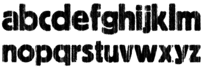 IndiePress Font LOWERCASE