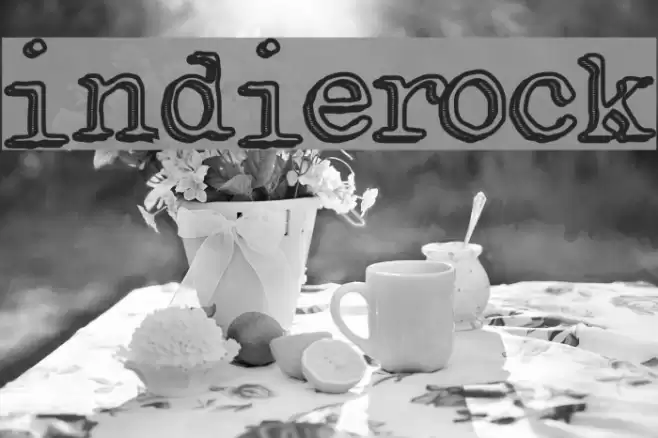IndieRock Font examples