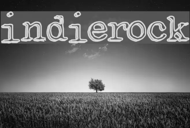 IndieRock Font examples