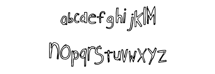 IndieSellout Font LOWERCASE