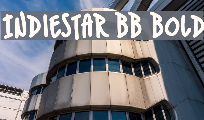 IndieStar BB Bold Шрифта examples